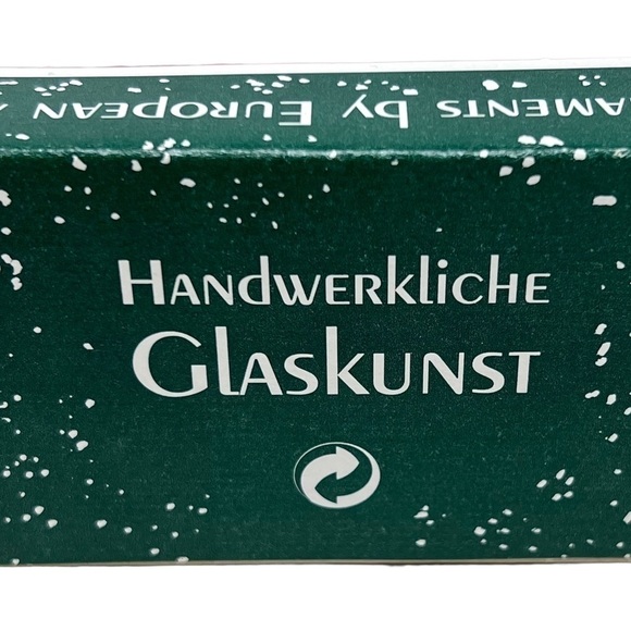 VTG Tannenbaum Collection Four Poland Blown Glass Red Gold Sea Shell Ornaments - Picture 4 of 10